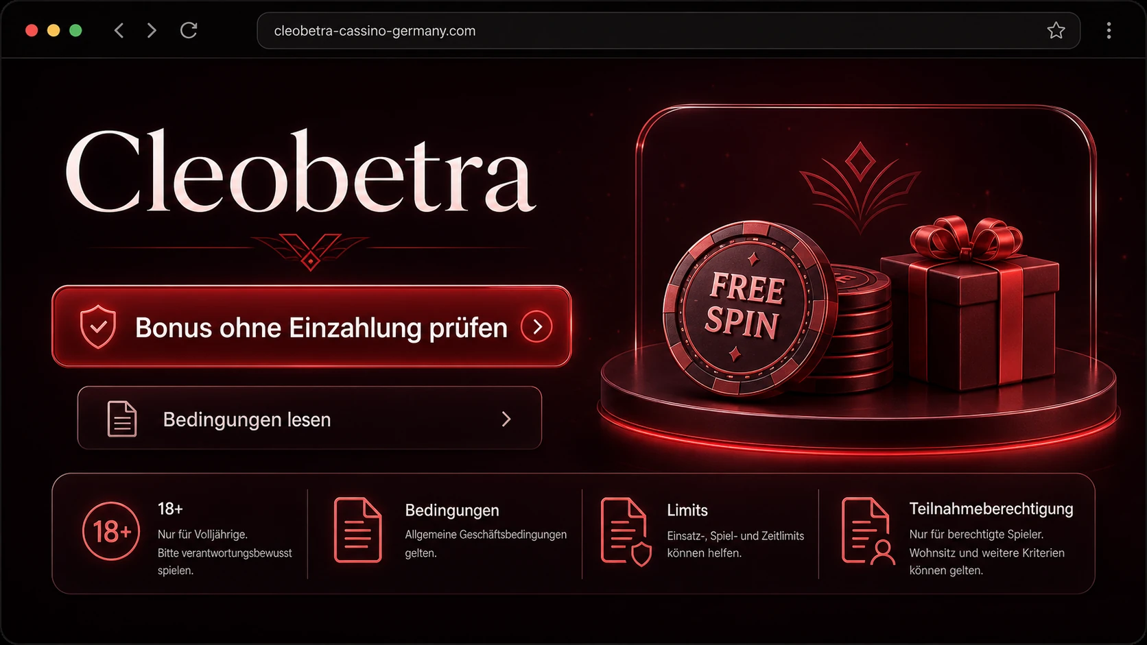 Cleobetra Casino Bonus ohne Einzahlung